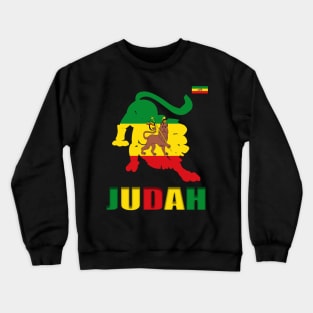 Lion of Judah, Reggae, Rastafari, Rasta Crewneck Sweatshirt